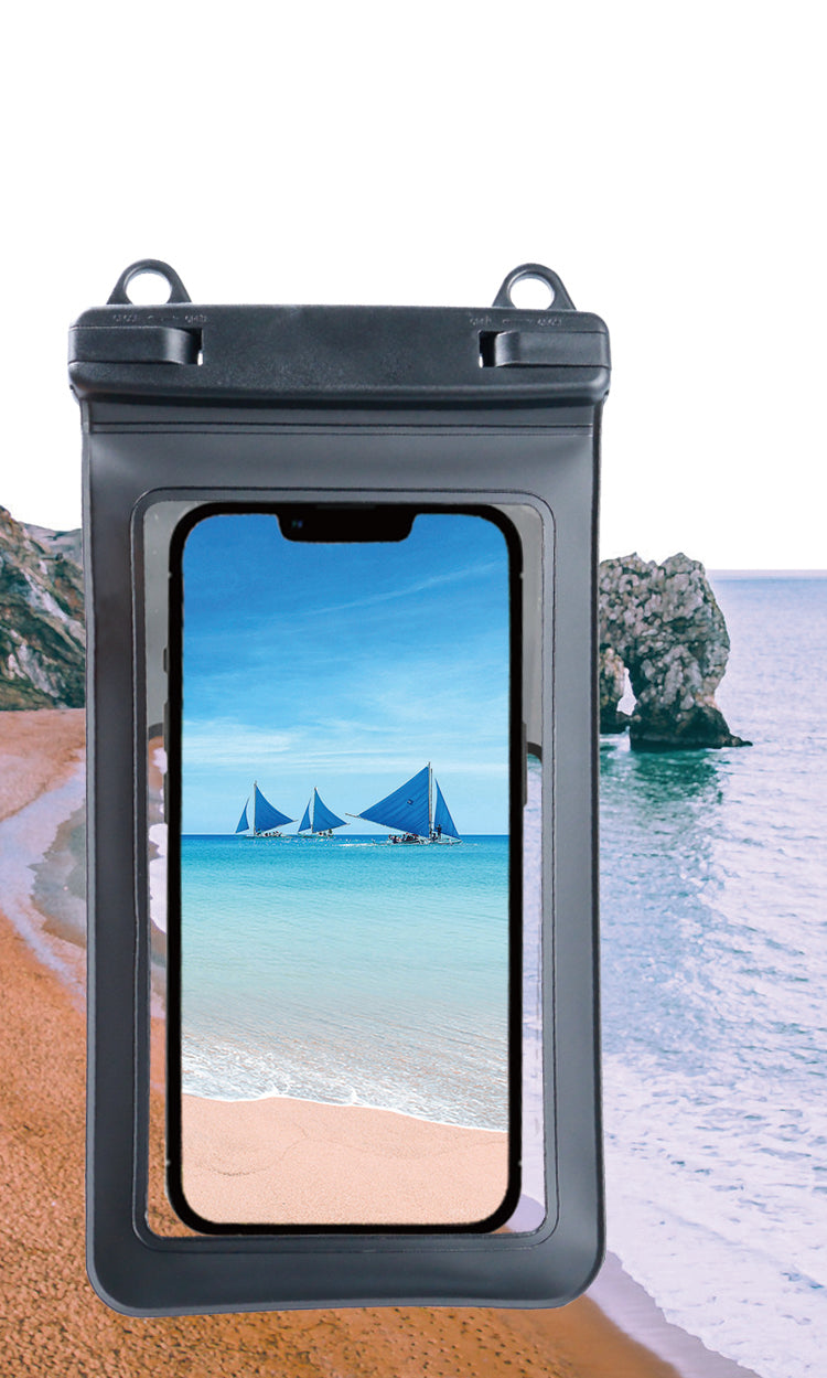 Bolsa Impermeable Premium IPX8 con Doble Hebilla – Black Edition (Fotografía Subacuática HD | Táctil Total)