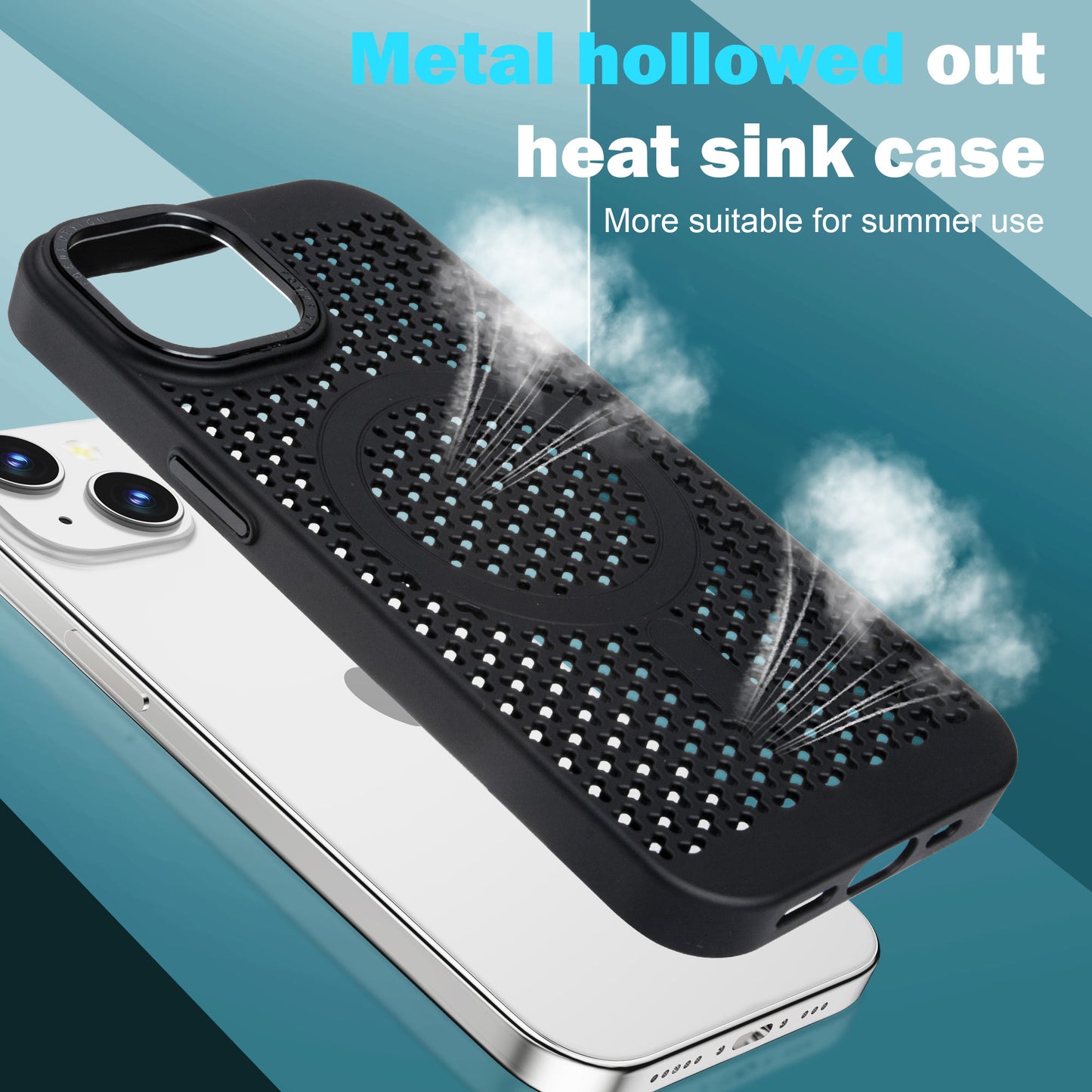 Funda Heat-Sink MagSafe Disipadora Térmica iPhone – Anti-Overheat + Protección Militar