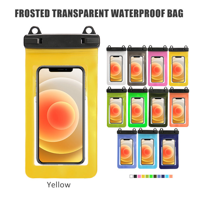 Bolsa Impermeable Frosted MagSafe™ para iPhone – Aqua Blue (Certificada IPX8 | Táctil 100%)