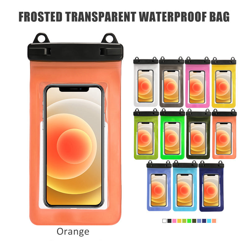 Bolsa Impermeable Frosted MagSafe™ para iPhone – Aqua Blue (Certificada IPX8 | Táctil 100%)