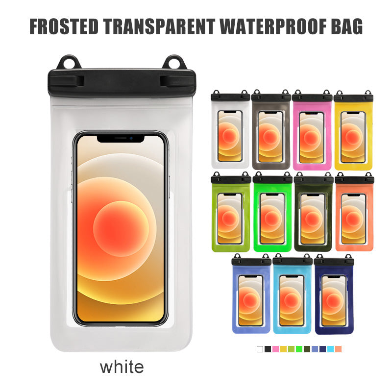 Bolsa Impermeable Frosted MagSafe™ para iPhone – Aqua Blue (Certificada IPX8 | Táctil 100%)