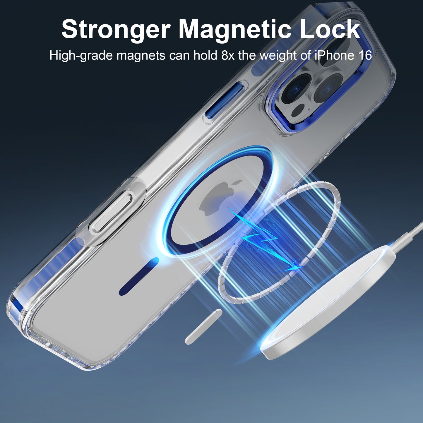 Funda MagSafe SBR-5 Transparente con Doble Airbag - Código: FSBR5