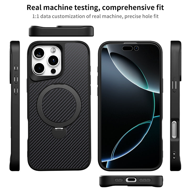 Funda Premium de Fibra de Carbono con MagSafe 360°