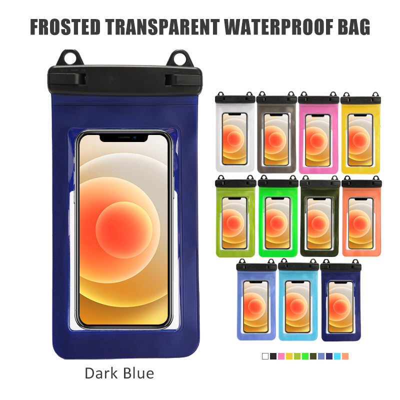 Bolsa Impermeable Frosted MagSafe™ para iPhone – Aqua Blue (Certificada IPX8 | Táctil 100%)