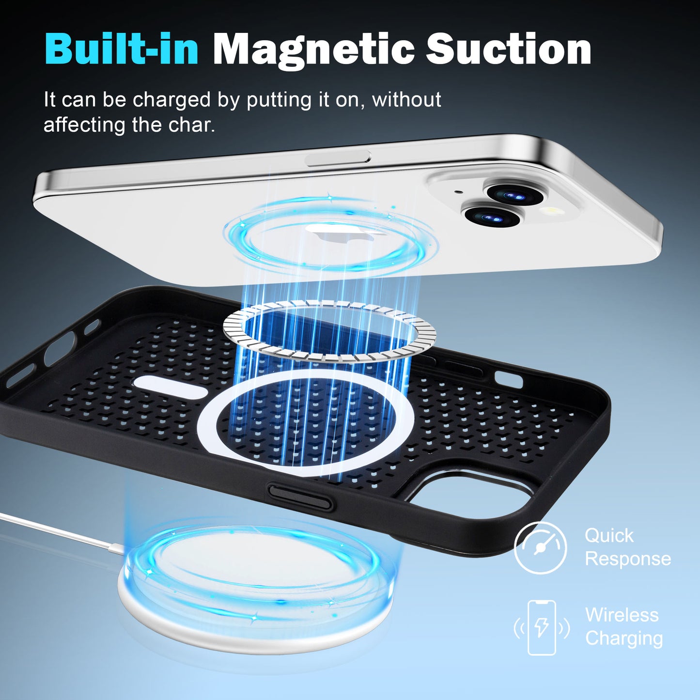 Funda Heat-Sink MagSafe Disipadora Térmica iPhone – Anti-Overheat + Protección Militar